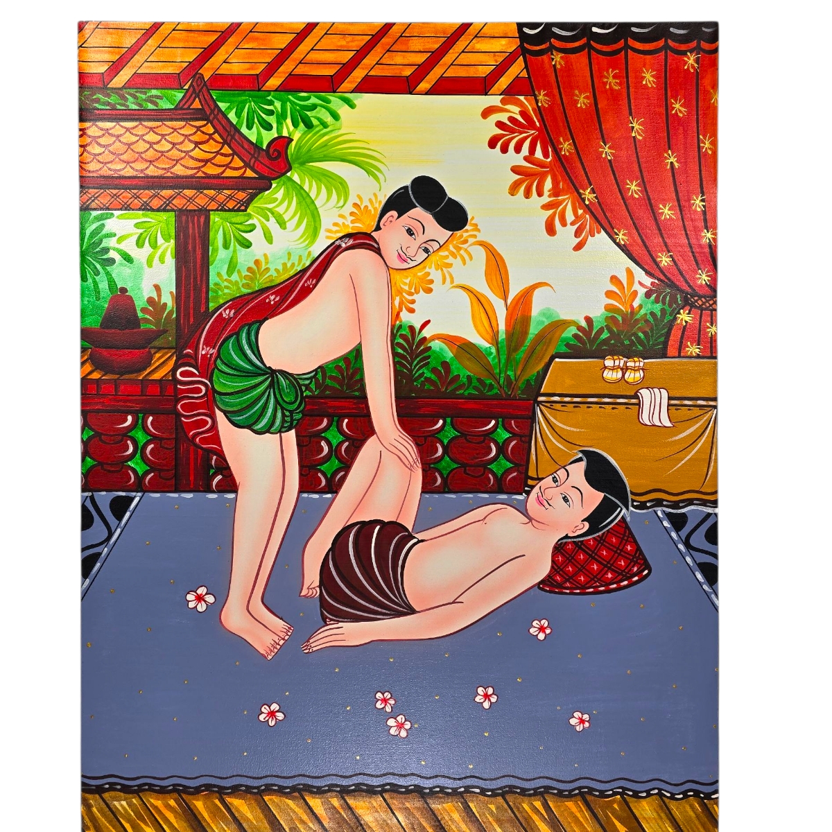 Acryl Gemälde Massage Acryl Gemälde Massage