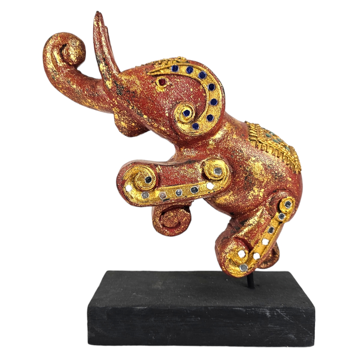 Elefant Rot/Gold Elefant Rot/Gold