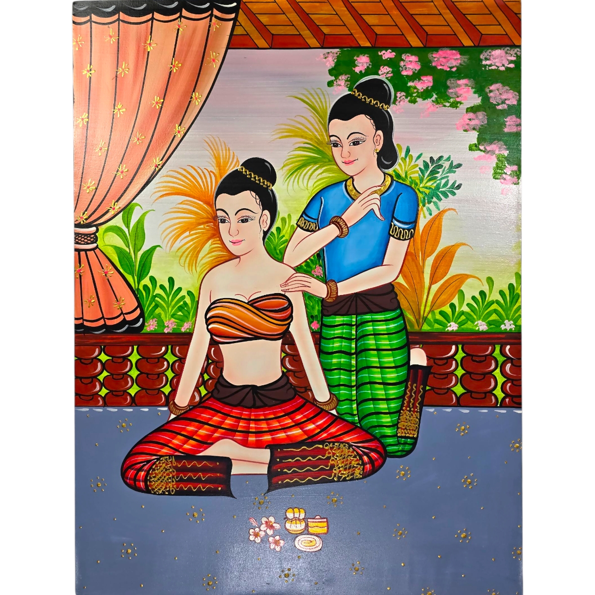 Acryl Gemälde Massage Acryl Gemälde Massage