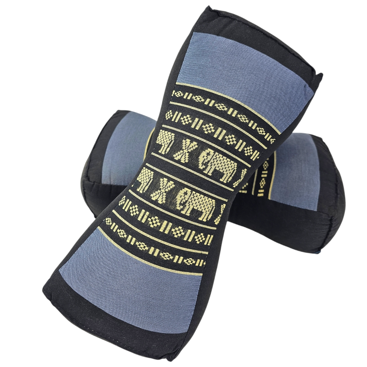 Fußkissen Blau/Elefant Set