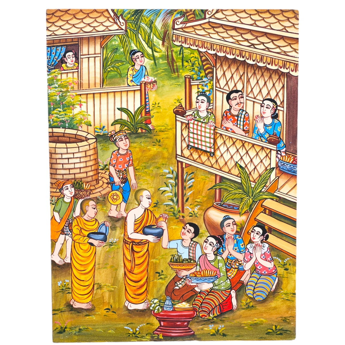 Gemälde Dorf Gemälde Dorf