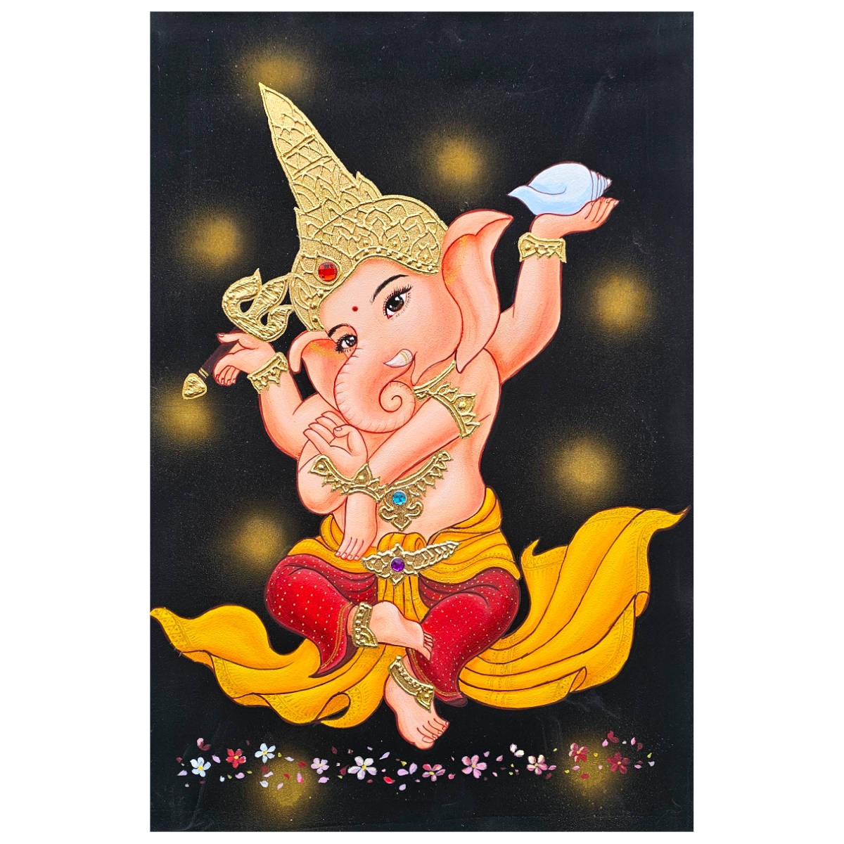 Gemälde keiner Ganesha Gemälde keiner Ganesha
