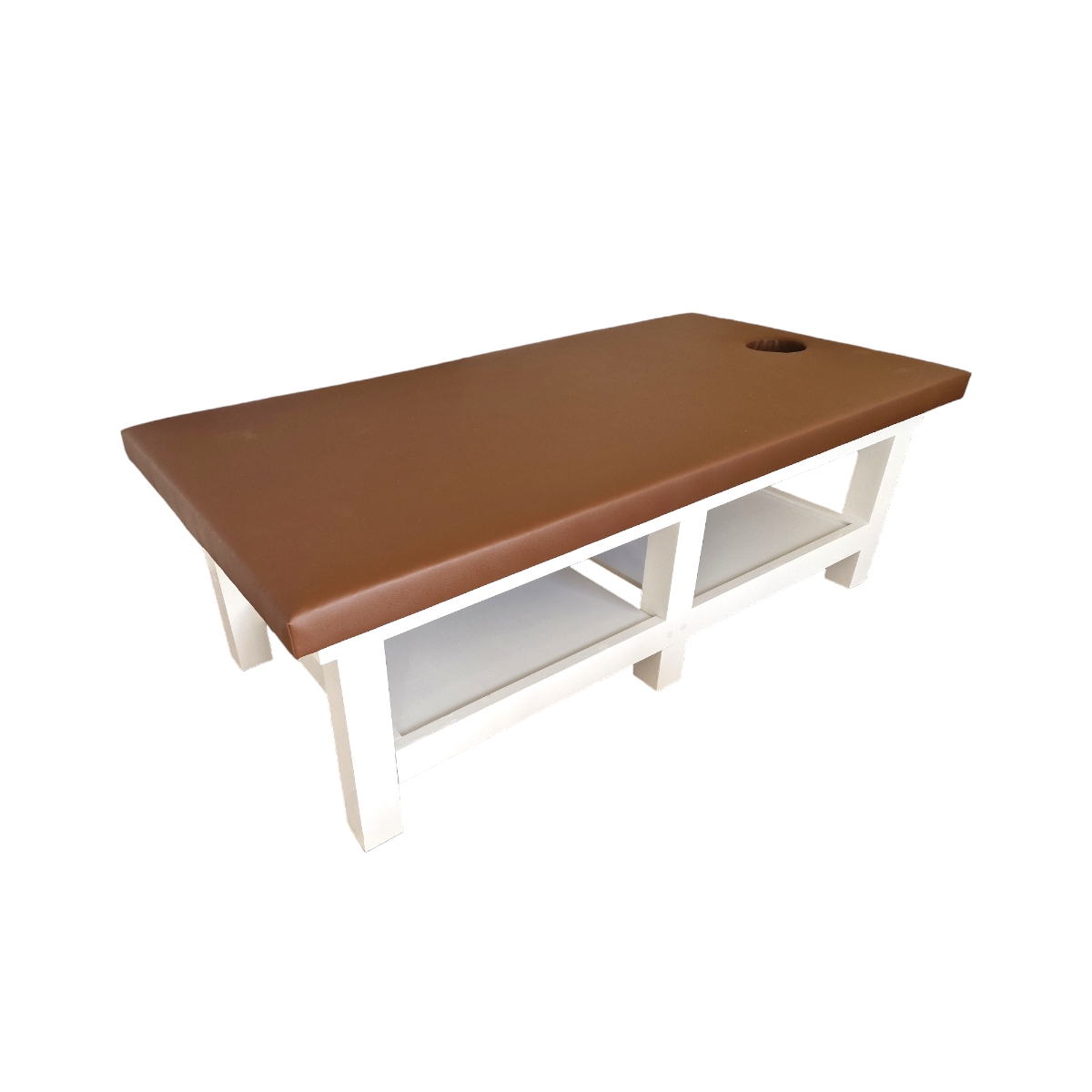 Massageliege mit Matratze Weiß