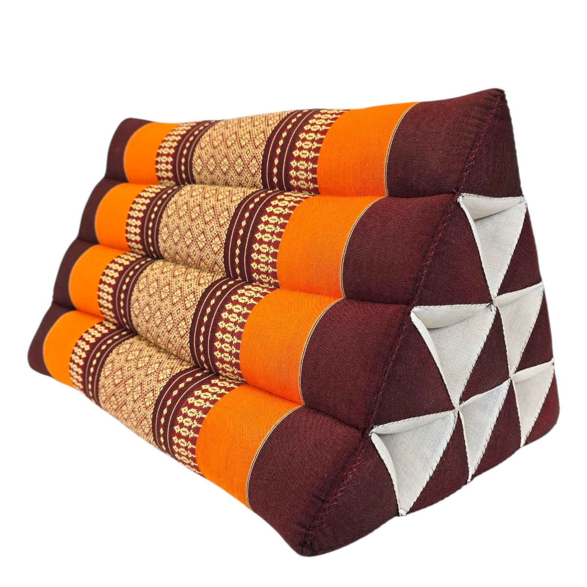 Dreieckkissen aus Kapok Orange