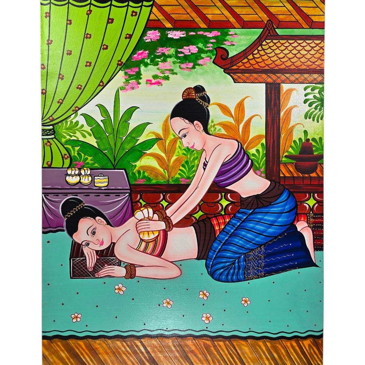 Acryl Gemälde Massage Acryl Gemälde Massage