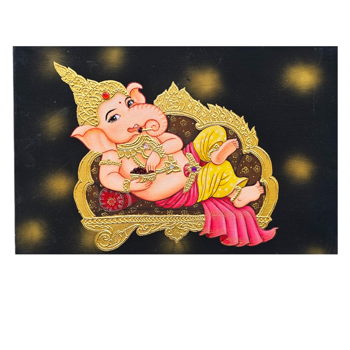 Gemälde keiner Ganesha Gemälde keiner Ganesha