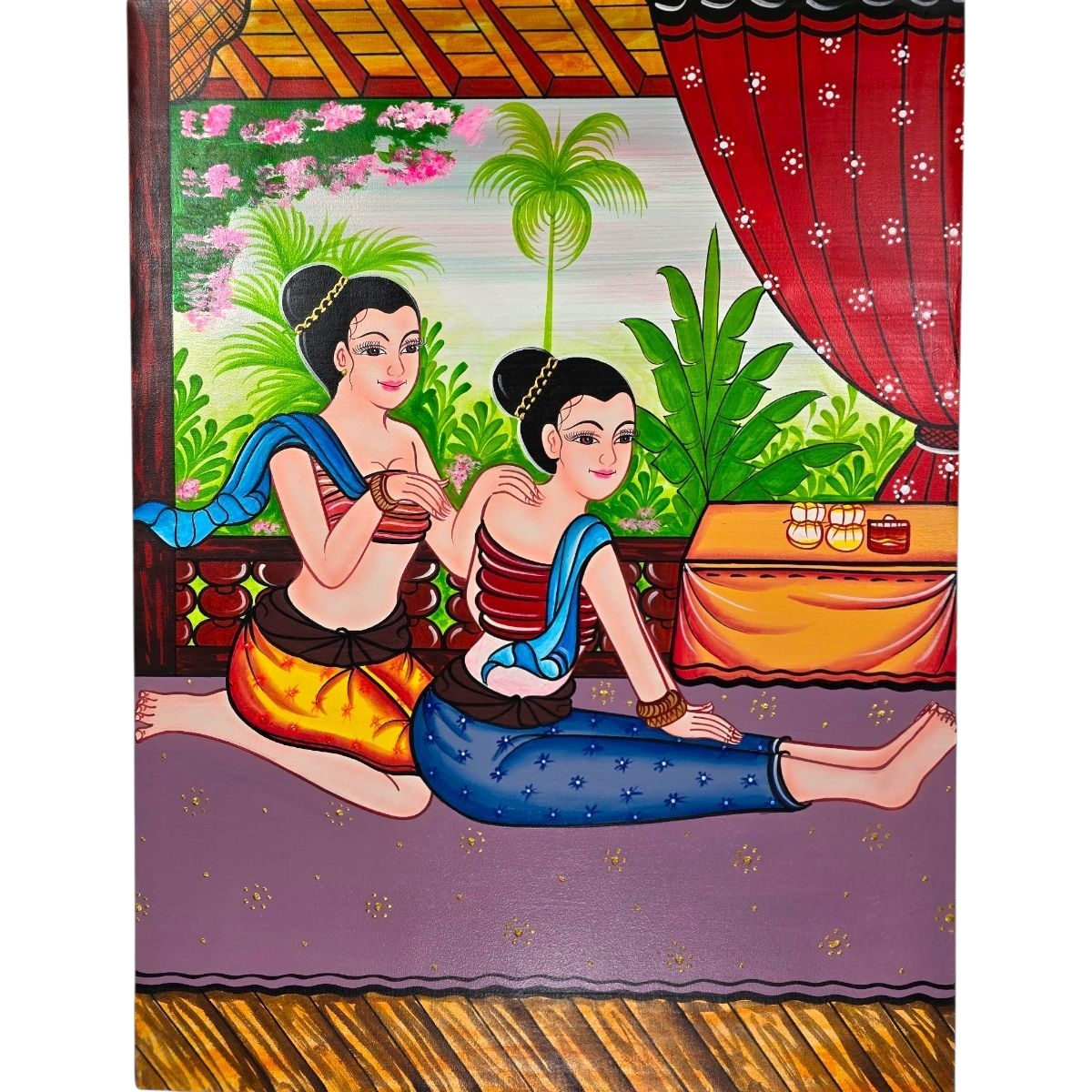 Acryl Gemälde Massage Acryl Gemälde Massage