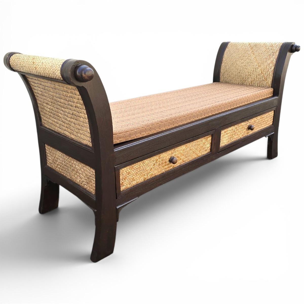 Rattan Sitzbank