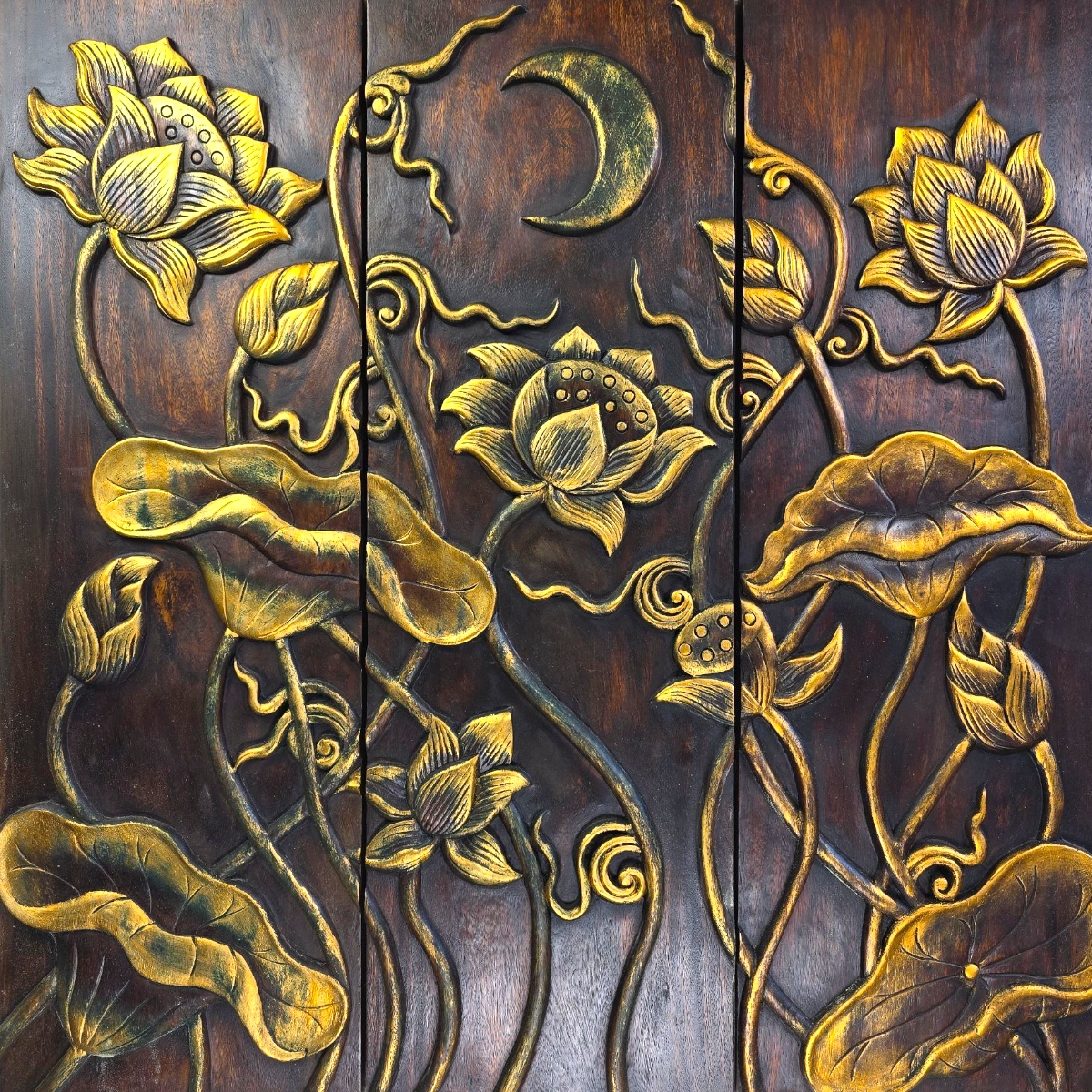 Relief Lotus 3 tlg. Relief Lotus 3 tlg.