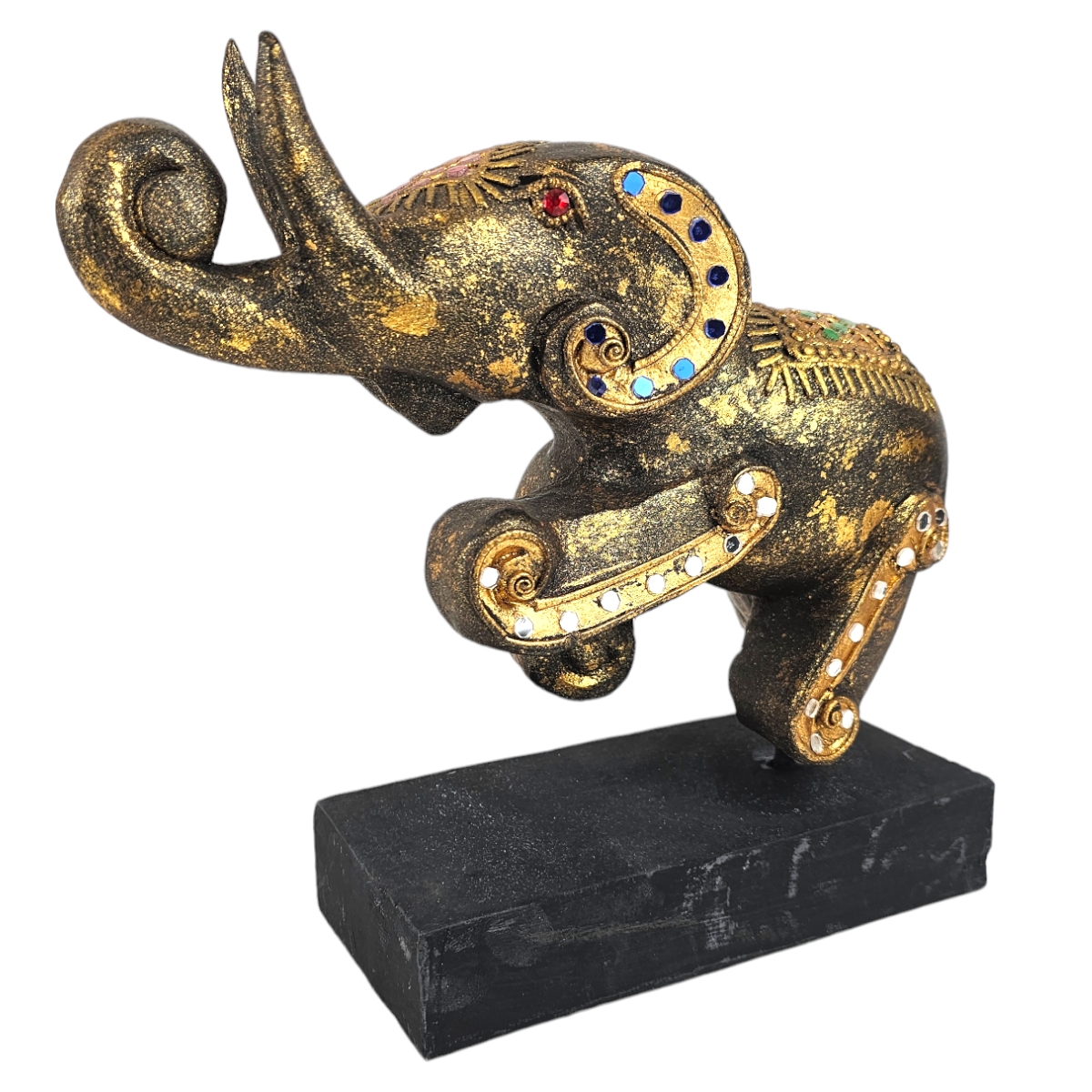 Elefant Schwarz/Gold Elefant Schwarz/Gold