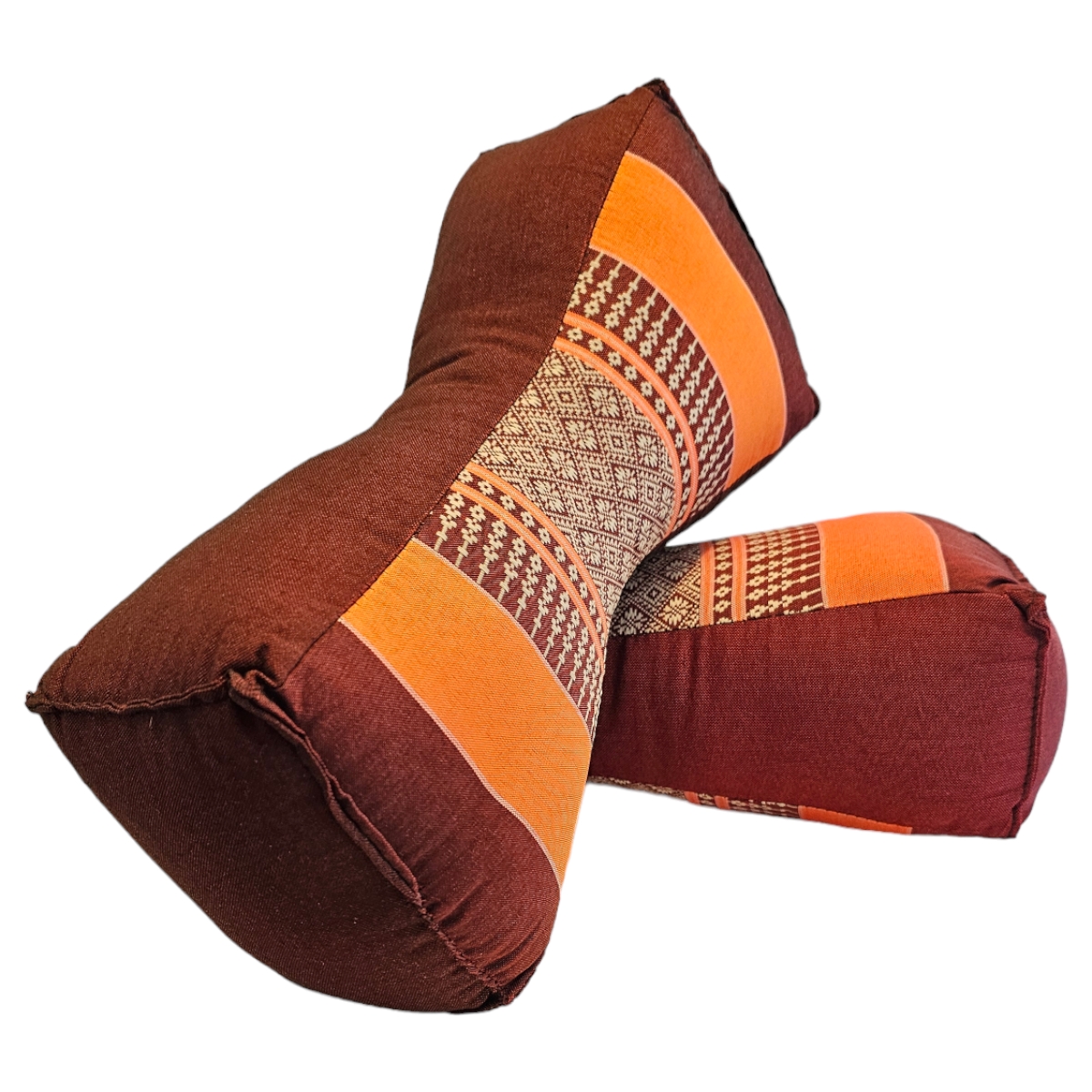 Fußkissen Rot/Orange Set Fußkissen Rot/Orange Set