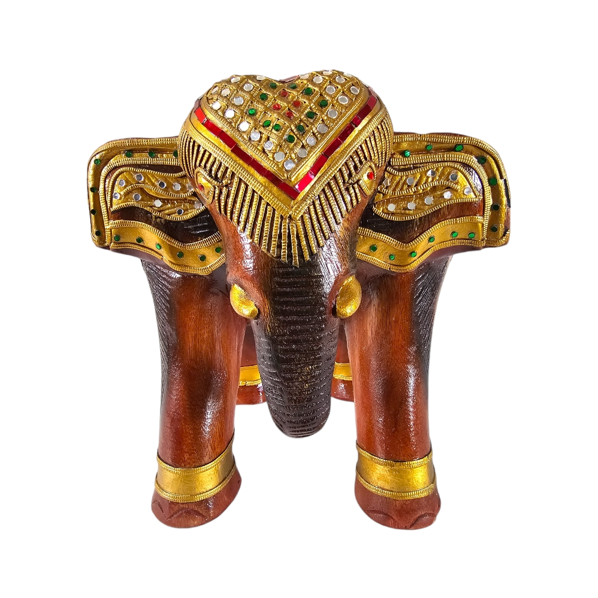 Elefanten Hocker mit Mosaiksteine Elefanten Hocker mit Mosaiksteine